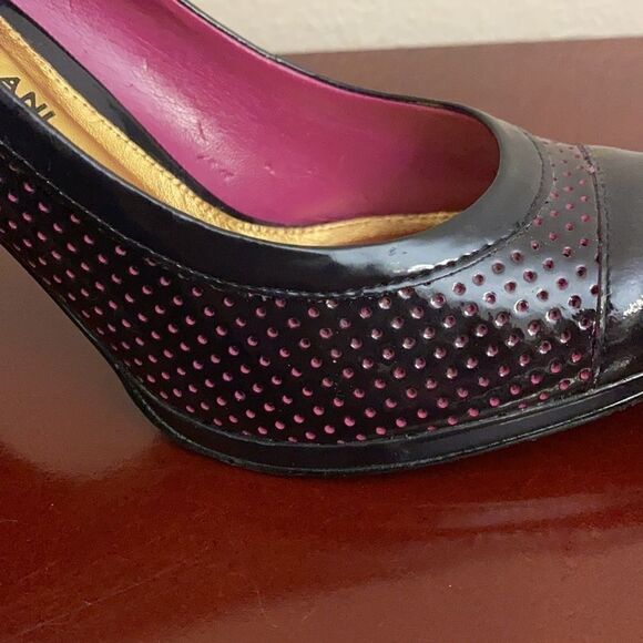 š ANTONIOāMELANIāBLACKāANDĀ PINKāHEELSāš āSizeā6ā1/2 - Picture 4 of 9